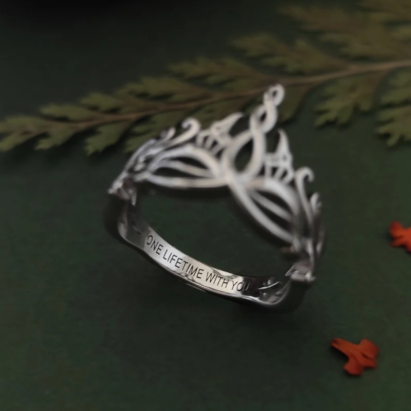 Handmade Elf Princess Crown Ring