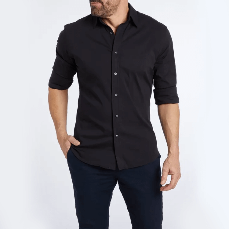 🔥Hot Sale🔥Oxford Stretch Zip Shirt