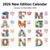 🔥Last Day Promotion 50% OFF🔥2026 DIY Special Shape Desktop Diamond Standing Calendar