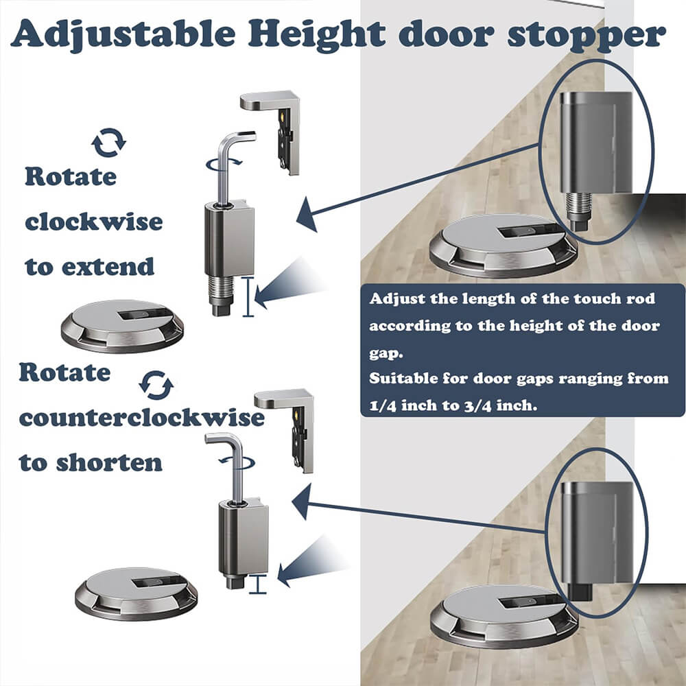 💥LAST DAY SALE 50% OFF💥Mechanical Floor Door Stopper⚡️Buy 2 Free Shipping