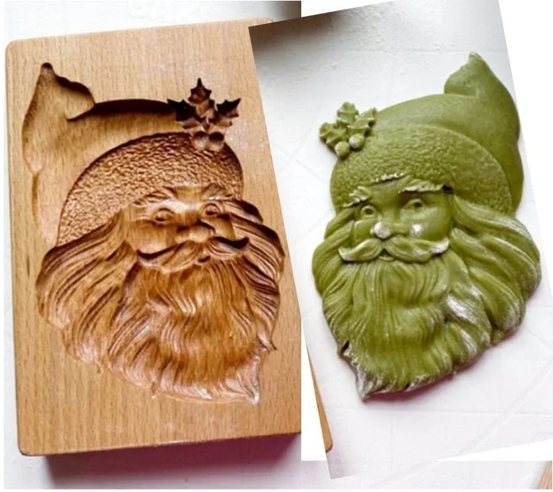 (🌲EARLY CHRISTMAS SALE - 50% OFF) 💖WOOD PATTERNED COOKIE CUTTER - EMBOSSING MOLD FOR COOKIES