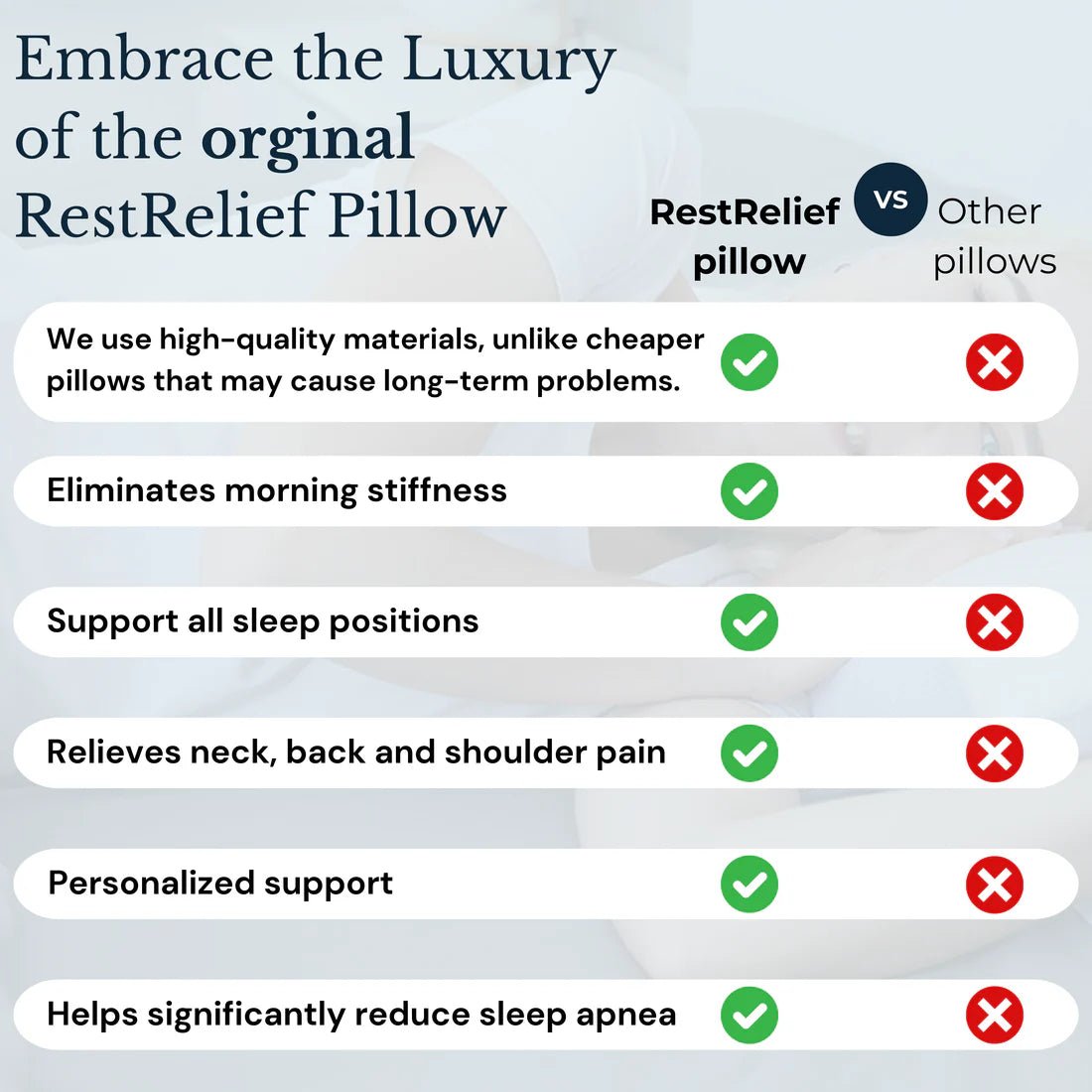 🔥Last Day Promotion 48% OFF-🎁-Restrelieftm Advanced Ergonomic Pillow