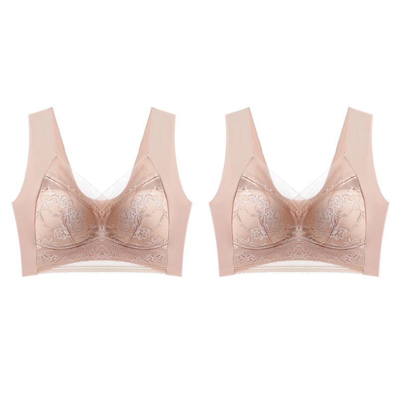 🔥Last Day Buy 1 Get 2 Free🔥Women’s Lace Silk Push Up Bra