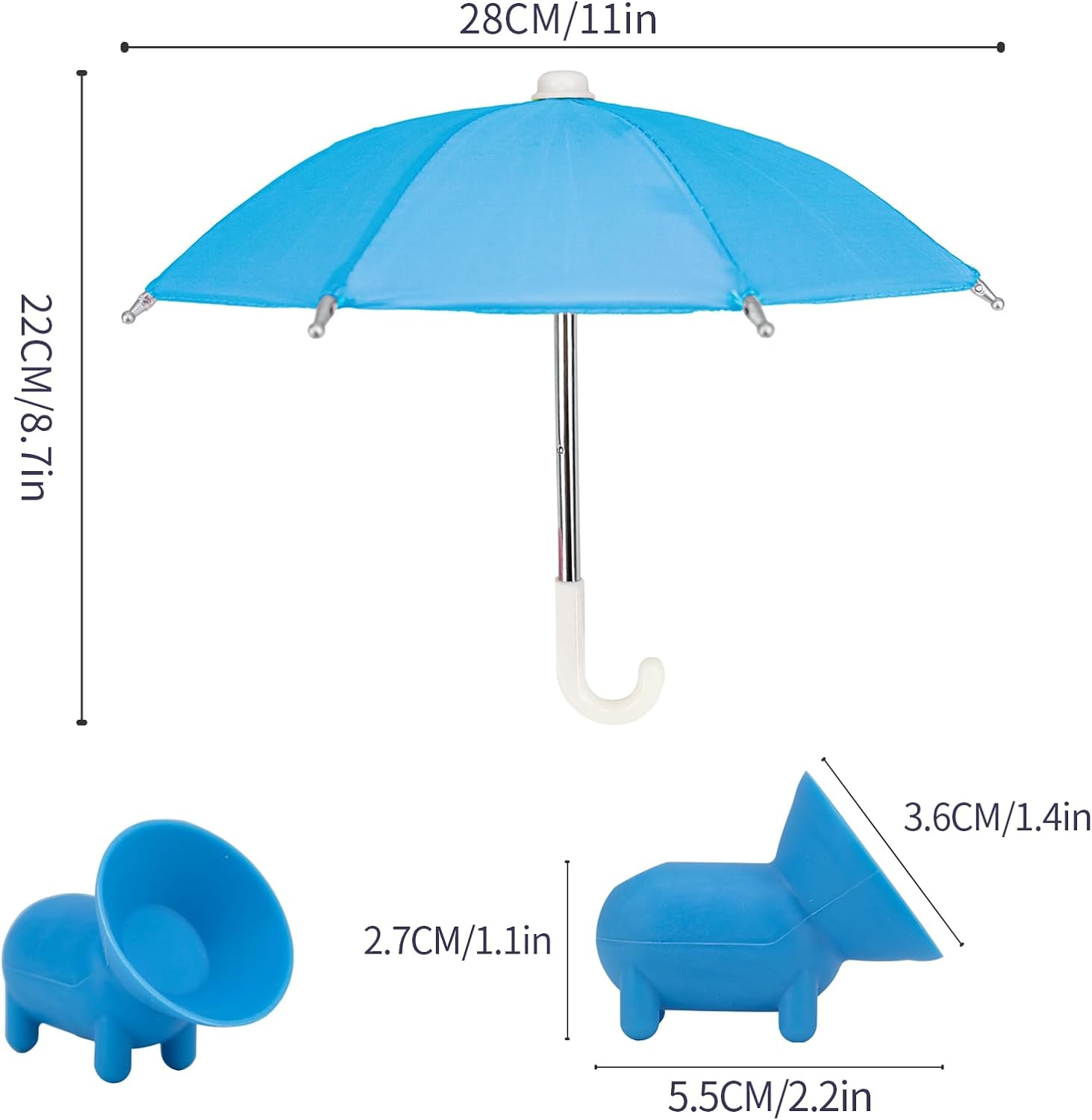 🔥Last Day Promotion 50% OFF💥☂️Suction Cup Phone Umbrella