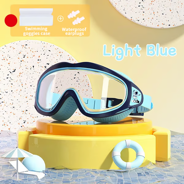 【💥2025 New Arrival💥】🎉HD children's large frame waterproof and anti-fog swimming goggles