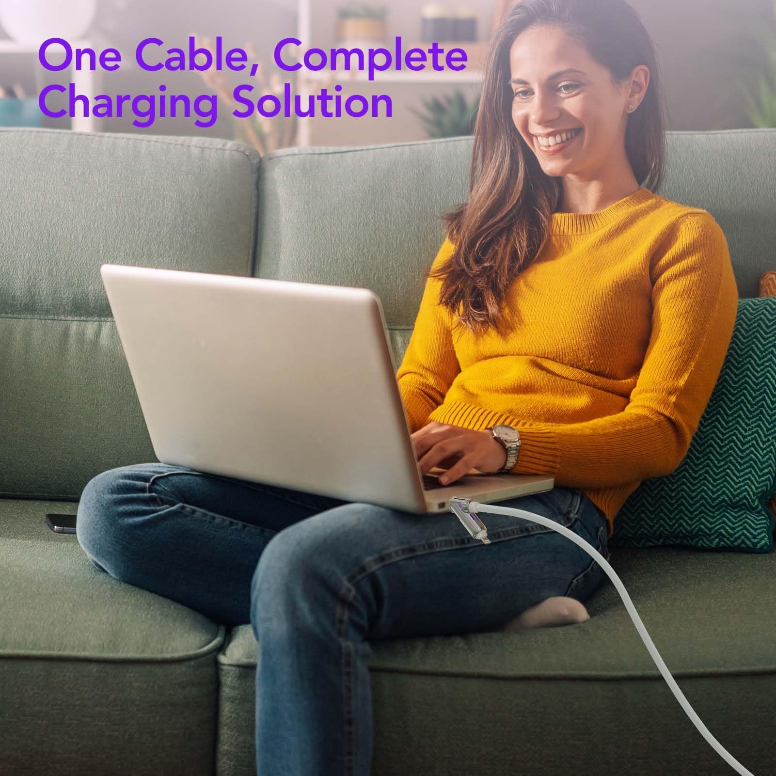 🔥Kaufen Sie 2 und erhalten Sie 1 gratis⚡4-in-1-USB-Ladekabel, Schnellladung MAX 60 W