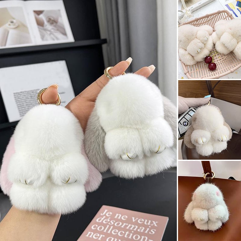 💕Buy 2 Get 20% OFF-🐰 Handmade Soft Bunny PomPom Charms (🎁Boxed Edition)