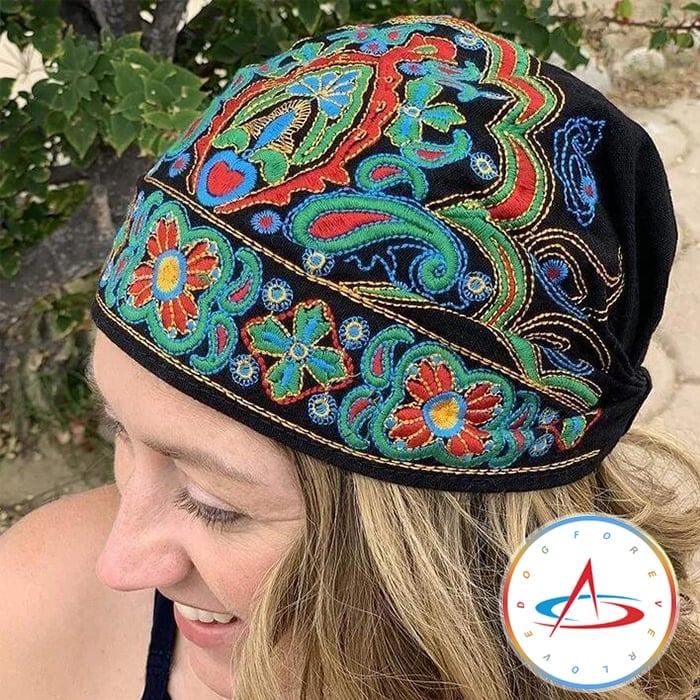 🎅Christmas Promotion 48% OFF-🎁-100% Handmade Embroidered Bandana Caps