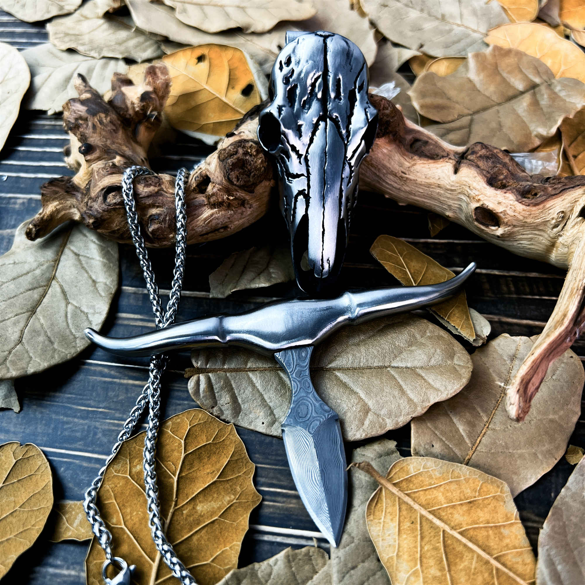 🔥Last Day Promo - 70% OFF 🎁Bull Skull Push Knife | Buy 2 Free Shipping
