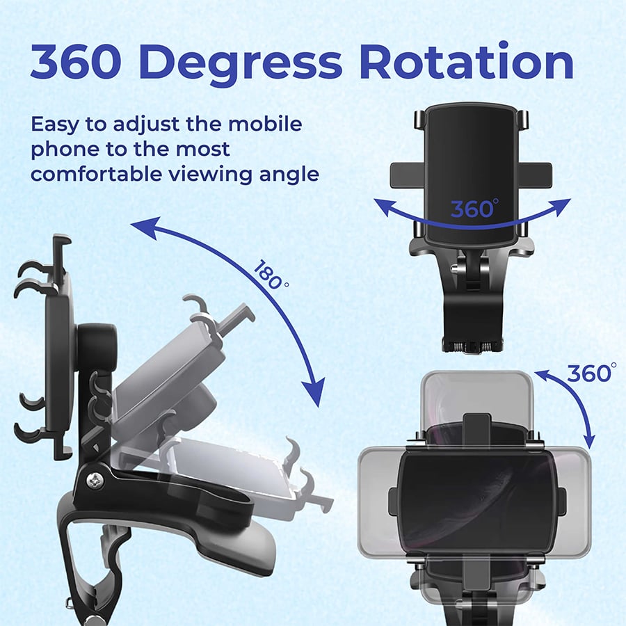 ⏳ Flash Sale: 49% Off - 🔥 Universal 360° Dashboard Phone Holder