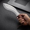 One-piece keel high hardness survival knife