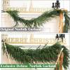 🎄6.5ft Real Touch Norfolk Pine Garland