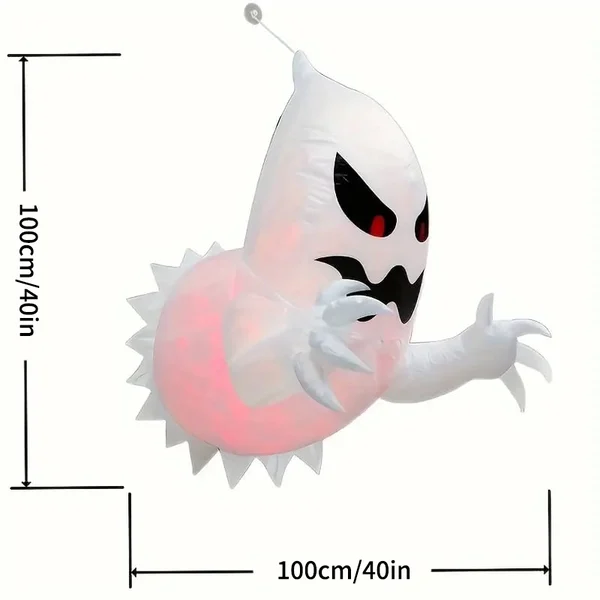 🔥Halloween Hot Sale 49% OFF 👻LED Halloween Inflatable Ghost