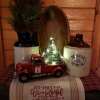 🎄Christmas Sale 🔥Red farm Truck Christmas Centerpiece