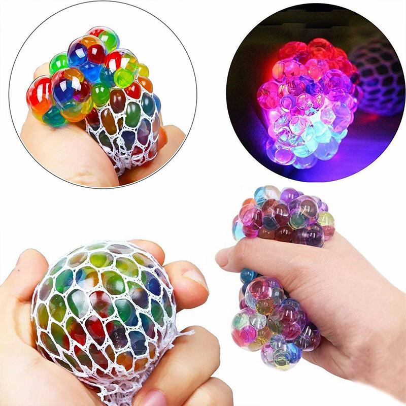 🎁2022 Best Stocking Stuffere-Anti-Stress Squishy Mesh Ball