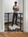 BABELIO New Version Baby Gate with Cat Door, 29.5-40