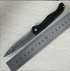 Handmade Damascus ebony handle folding knife