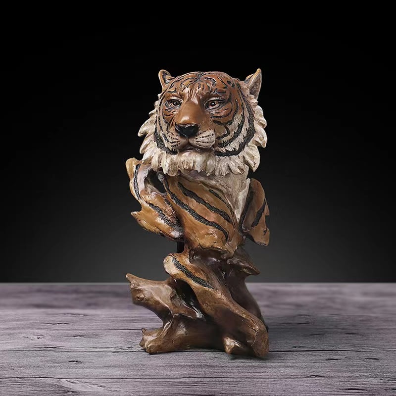 Hand-carved animal bust(𝐀𝐥𝐚𝐧 𝐄𝐰𝐞𝐧 𝐇𝐚𝐧𝐝𝐦𝐚𝐝𝐞®)