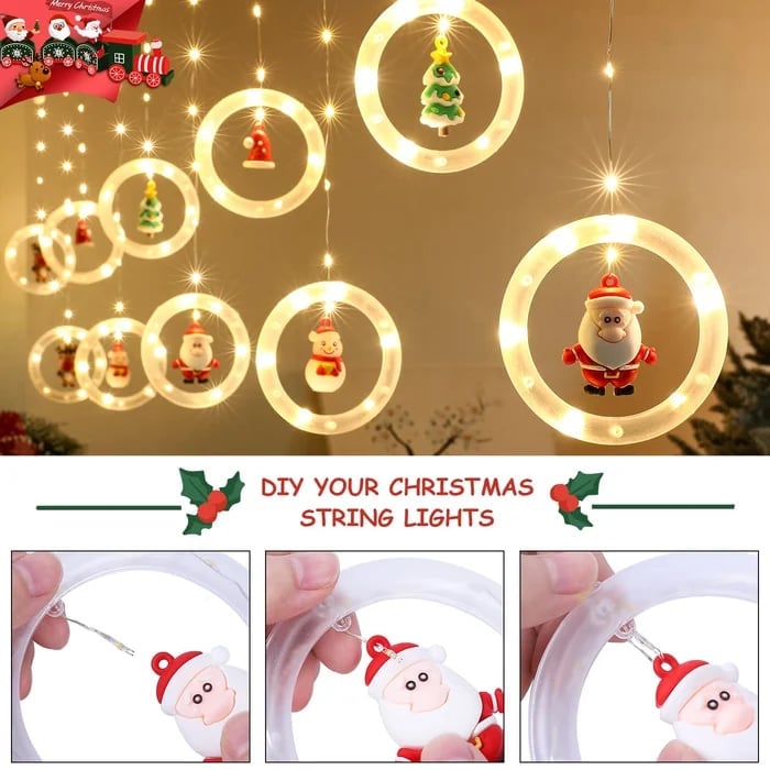 (🎅Early Christmas Sale-49% OFF) Christmas Decor Ring Lights