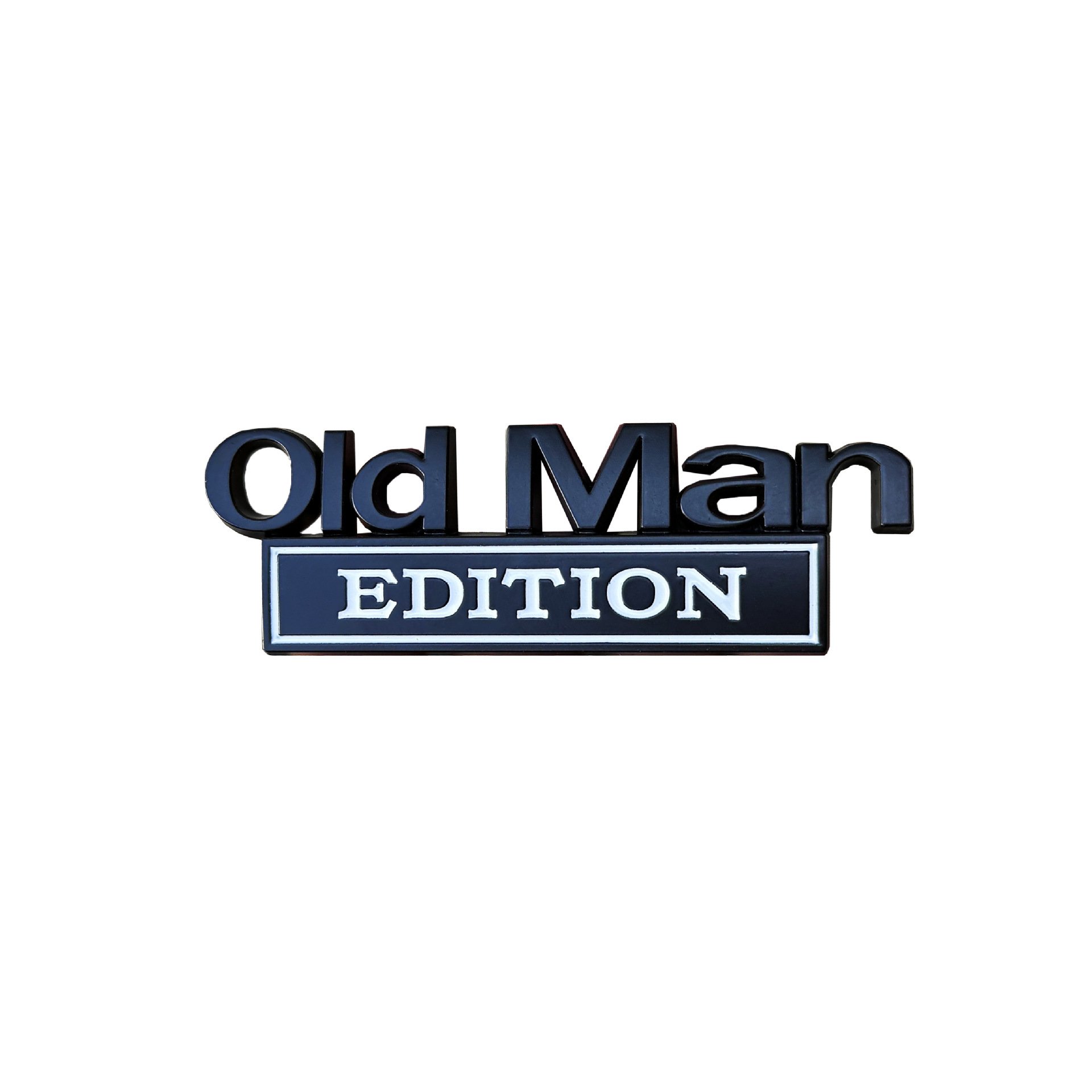 🚗 Old Man Edition Car Emblem