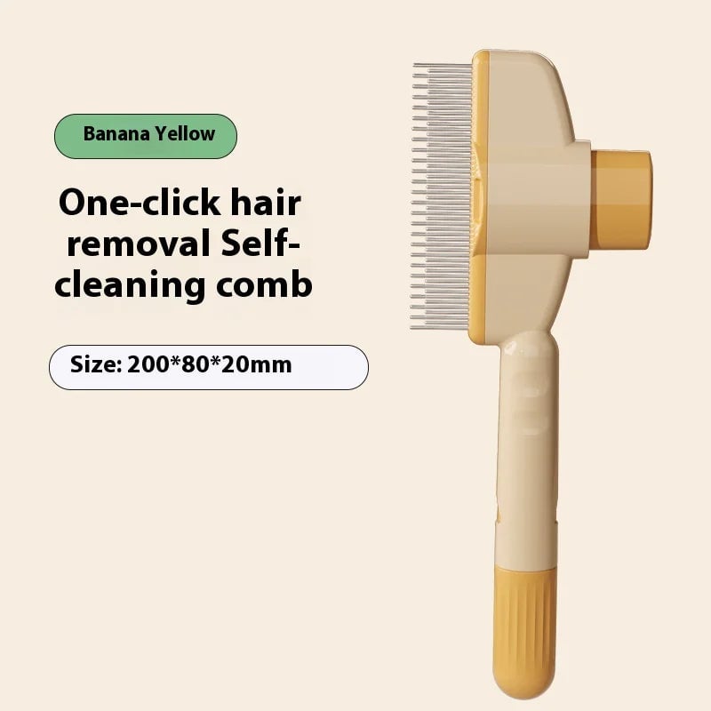💥LAST DAY SALE 50% OFF💥Self-Cleaning Pet Hair Comb with Release Button