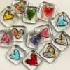 🔥Last Day 70% OFF - 💝Fused Glass Heart Pocket Token