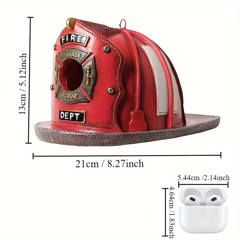 Firefighter-Themed Birdhouse