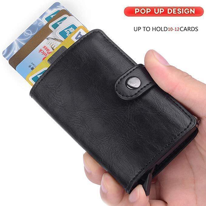 50% OFF- Anti-theft-RFID Auto Pop-up Leather Card Wallet- Buy 2 Get Extra 20% OFF