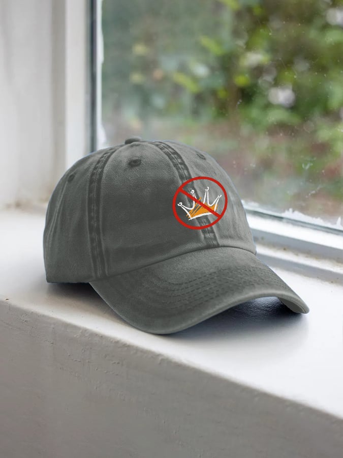 Unisex Reject King Print Baseball Cap