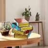 📚Handmade Stained Stacked Books Lamp