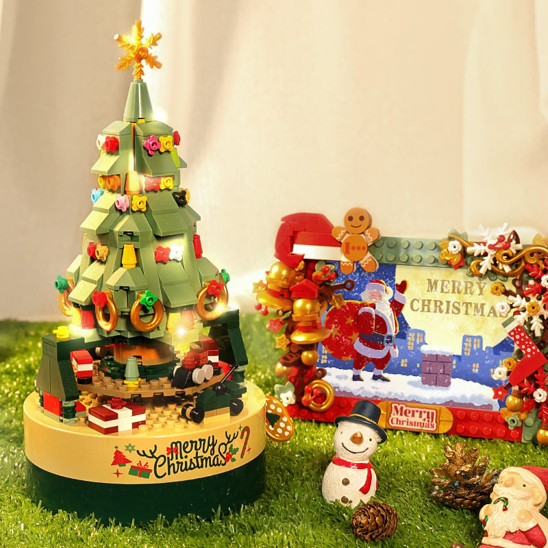 (🎄Early Christmas Sale - 50% OFF) 🔥DIY Christmas Tree Brick Music Box - 🚚Buy 2 Get Free Shipping