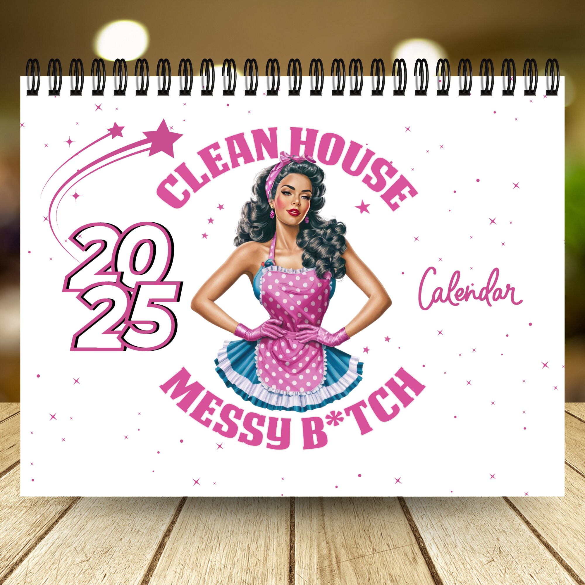 👠2025 Sarcastic Housewife Calendar | Wife Calendar