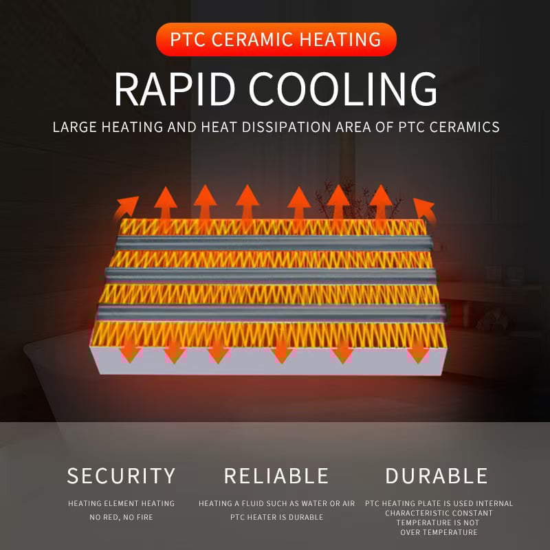 🎄TikTok Christmas Sale -70% OFF✨Remote Control Timing Color Lamp Heater🎅
