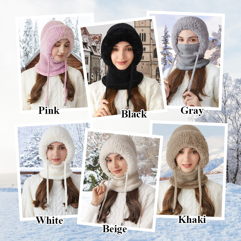 [Last Day]❄️Winter Special 59% OFF🔥Women's Outdoors Windproof Scarf Hat