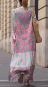 Women's V-neck Printed Casual Dress