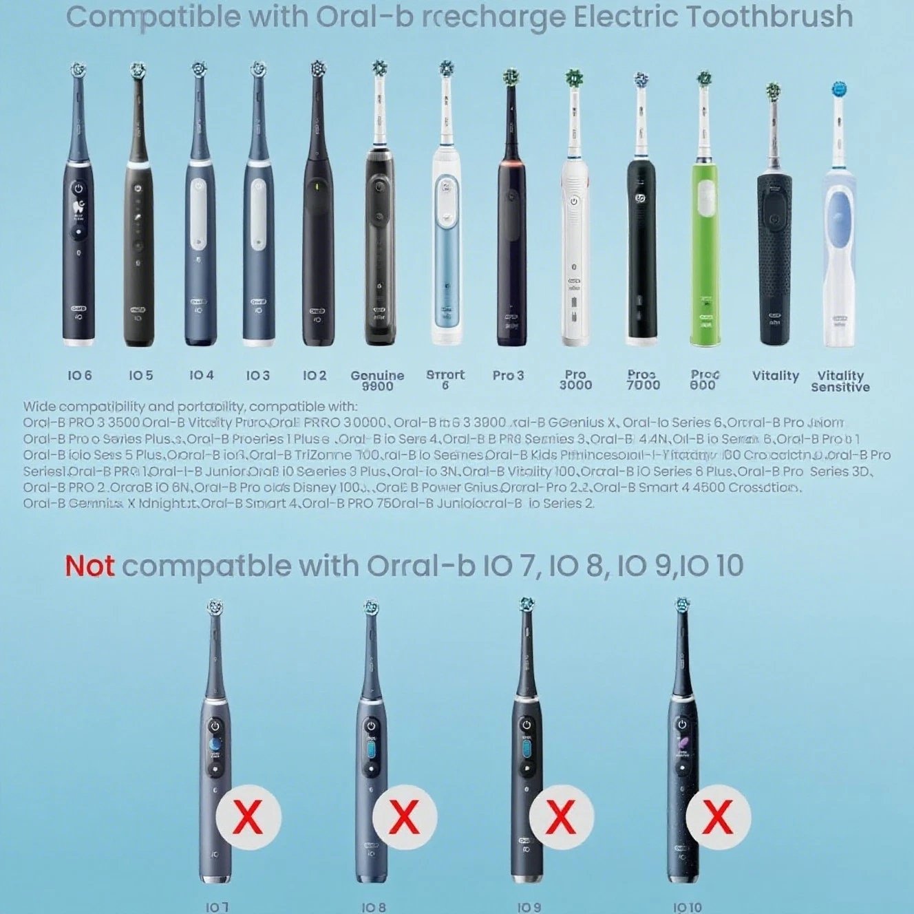 🔥Last Day Promotion 70% OFF🔥Wireless Electric Toothbrush Wall Charger Compatible