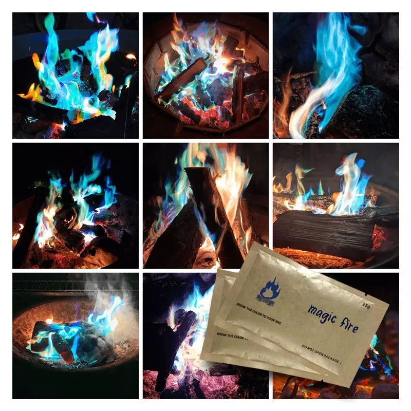 (🌲Early Christmas Sale- SAVE 48% OFF)Magical Flames Color Fire Packets(buy 2 get 1 free now)