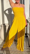 Women's Tube Top Casual Jumpsuit