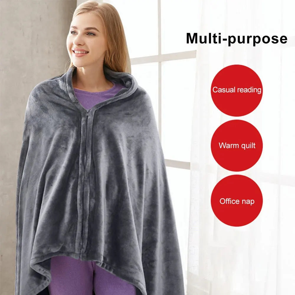 (🔥Black Friday Sale - 49% OFF) SnuggleNest™ Heated Blanket Sweater, ⚡Buy 2 Get Extra 10% OFF & FREE SHIPPING