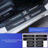 Tiktok Summer Sale🎉Car Carbon Fiber Leather Door Sill Strips（4PCS）