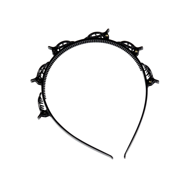 Hairband with bangs clip