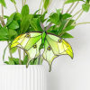 🎖️Stained glass hummingbird plant pot decorative bird shaped sun catcher beautiful handmade gift,💕 add charm to plants and windows