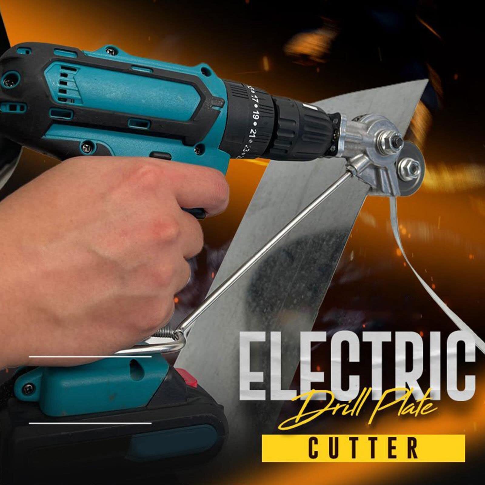 (🔥Last Day Promotion- SAVE 48% OFF) Electric Drill Shears Attachment Cutter Nibbler (BUY 2 GET FREE SHIPPING)