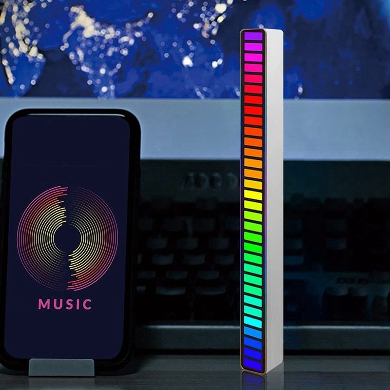 (🔥Last Day Promotion- SAVE 49% OFF) Wireless Sound Activated RGB Light Bar (Buy 5 Get 3 Free $ Free Shipping)