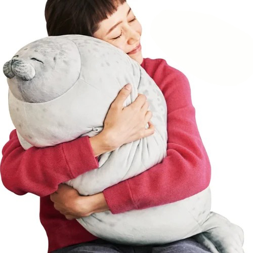 Hyper Realistic Chubby Blob Seal Pillow