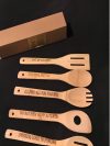 🤣Funny Wooden Spoon Set ( 6 pcs )