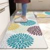 HEBE Anti Fatigue Kitchen Rug Sets 2 Piece Non Slip Kitchen Mats for Floor Cushioned Kitchen Rugs and Mats Waterproof Comfort Standing Mat Runner for Kitchen,Home Office,Sink,Laundry