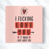 💕I Fucking Love You Book | Funny Unique Blank Gift Book