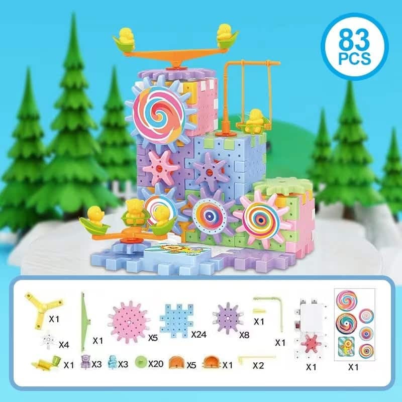 🔥(2024 HOT SALE - 49% OFF) Educational STEM Electric Gears Blocks Toy