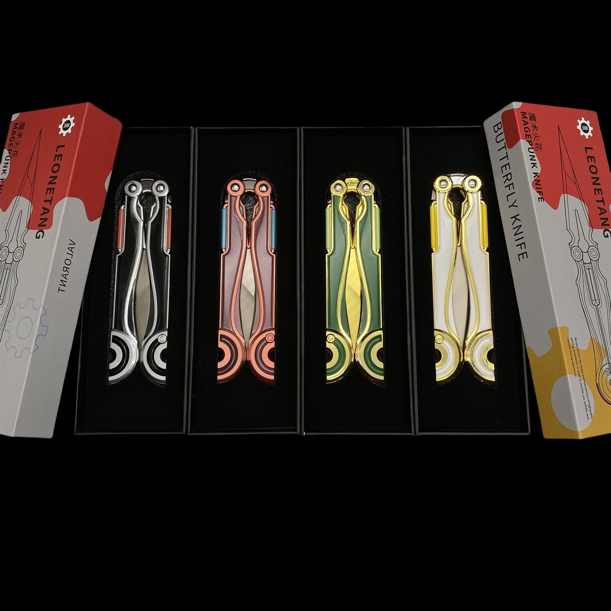 Metal Magepunk 3.0 Sparkswitch Knife Dull Blade Replica For Display